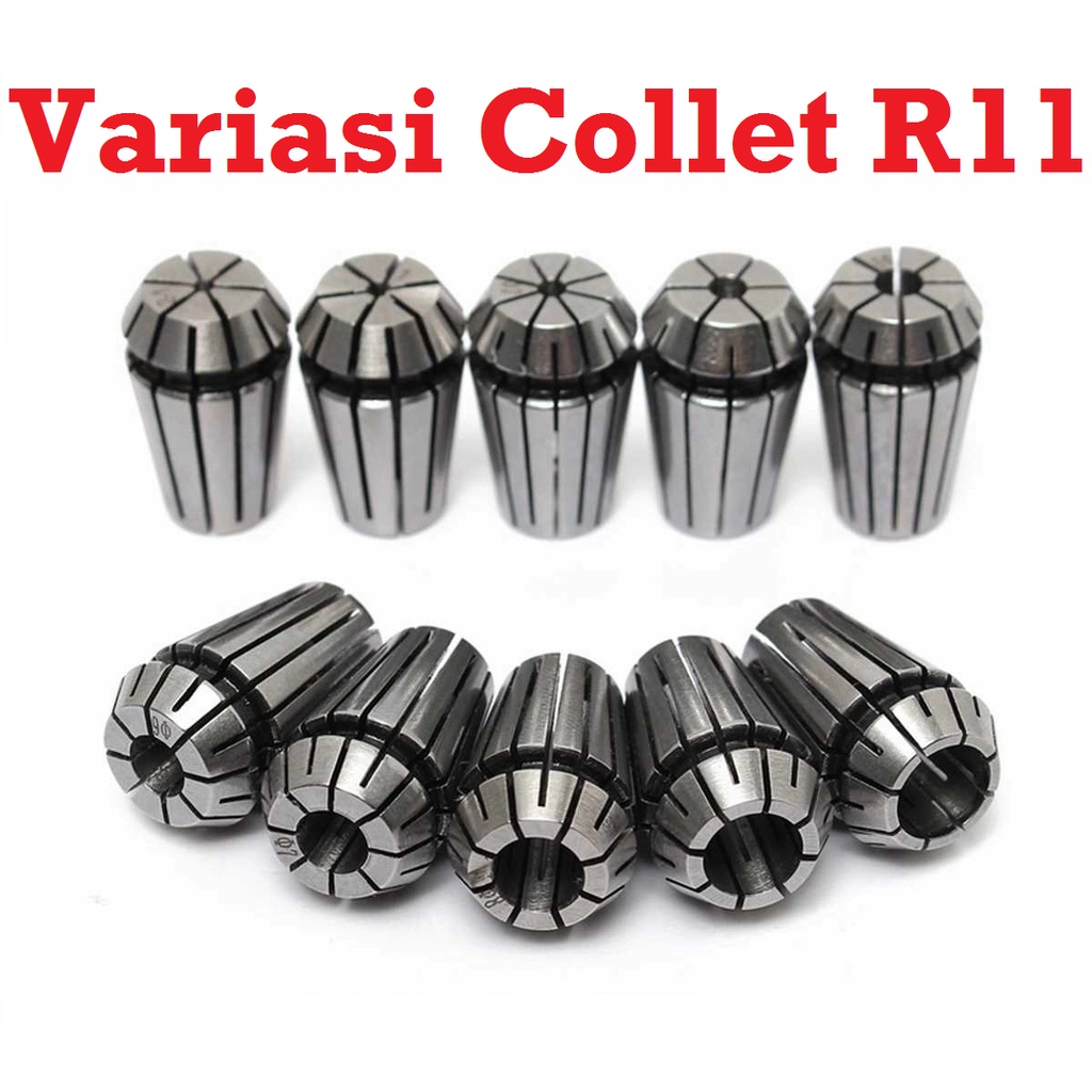 [HAEBOT] Collet ER11 ER 11 ER11A 3.17mm 4mm 6mm 6.35mm 3.17 4 6 6.35mm Kolet Spindle CNC Router Bor Mini DC DIY