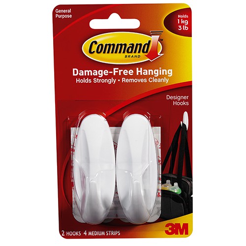 Gantungan Serba Guna 3M Medium Sedang Designer Hook 17081 Command