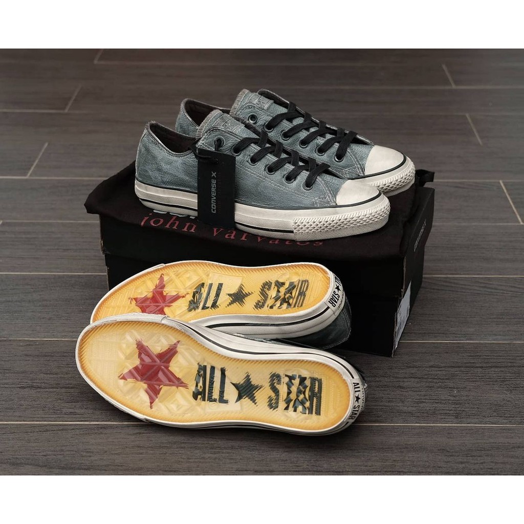 John Varvatos x Converse CT AS Pebbled Leather Grey Ox