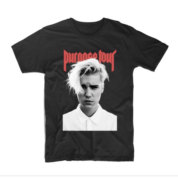 JUSTIN BIEBER #PURPOSE TOUR | KAOS MUSIC | T-SHIRT MUSIC