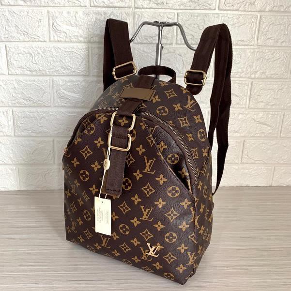 Xlf80 TAS RANSEL LV BERGAMO BACKPACK STYLISH IMPORT BATAM $