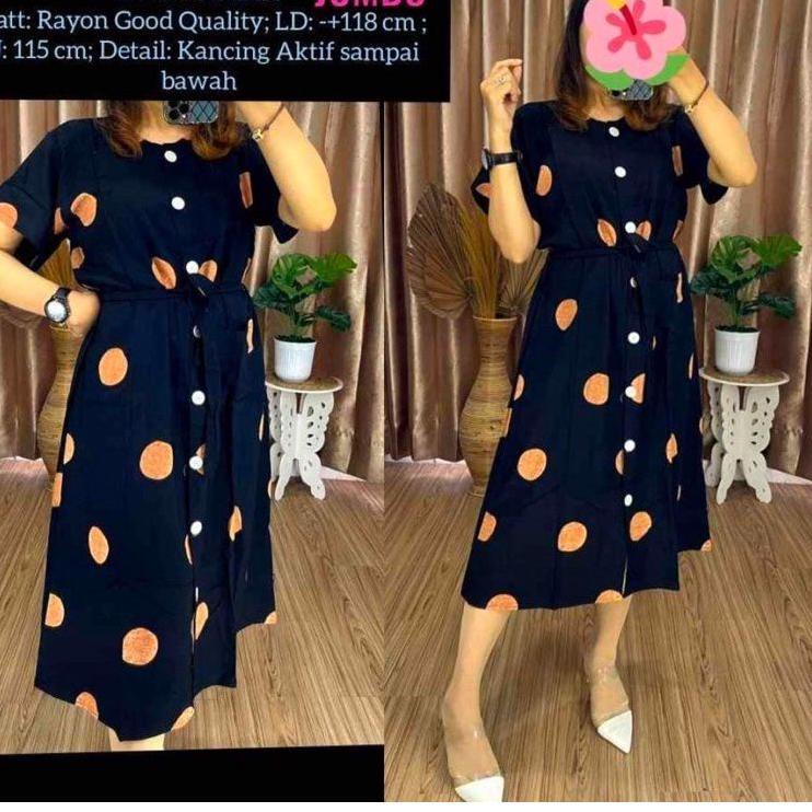 Menarik.. Daster Andin/Daster Kekinian/Daster Full Kancing/Daster Santai/Daster Rayon/Daster Adem/Da