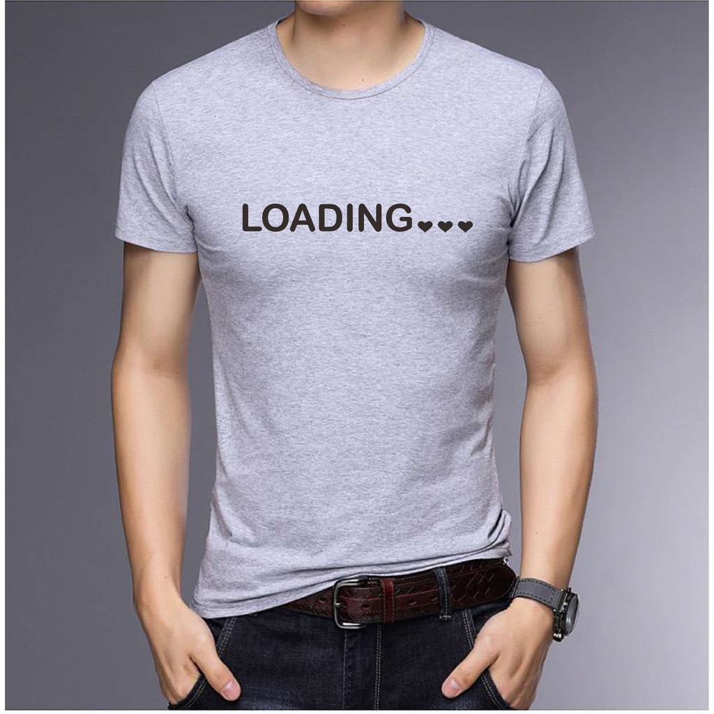 BS/COD/BAJU KAOS TANGAN PENDEK LOADING PRIA REALPICTURE