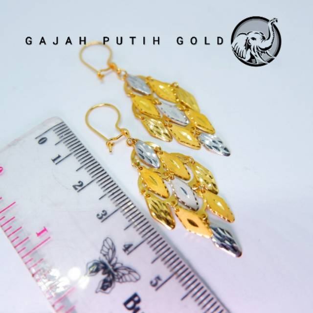 2,6gr Anting Model Slep Emas Asli Kadar 375 kodeN42655