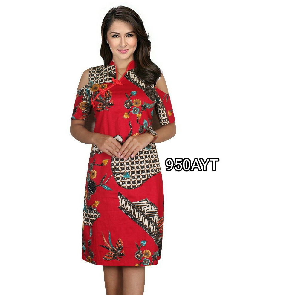 Batik Dress Cheongsam 950AYT std+jb
