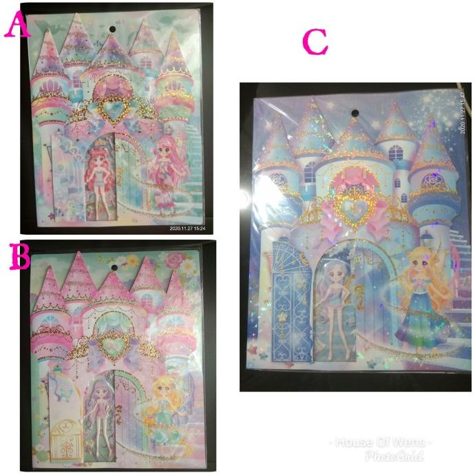 

STICKER CASTLE PRINCESS - STICKER ANAK TIMBUL BOOK