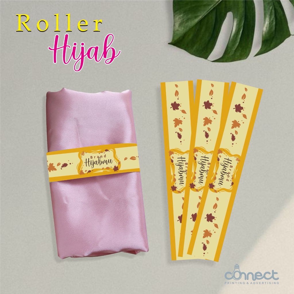 

CETAK ROLL HIJAB / ROLLER HIJAB / LABEL PENGIKAT HIJAB / SOUVENIR ROLL | Free Desain