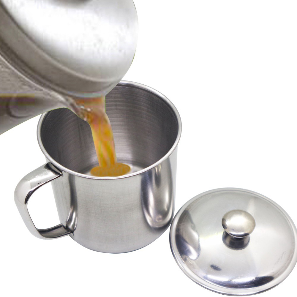 555 Mug stainless steel 10 cm + tutup