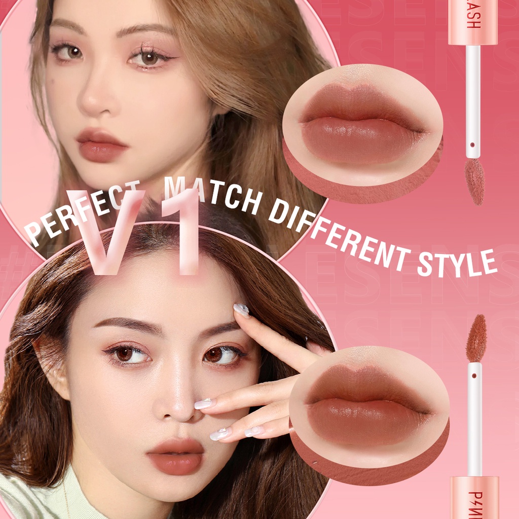 Pinkflash Duo Lip Gloss Double Sense 2 In 1  Dual Ended Lipstick Ombrelips Matte