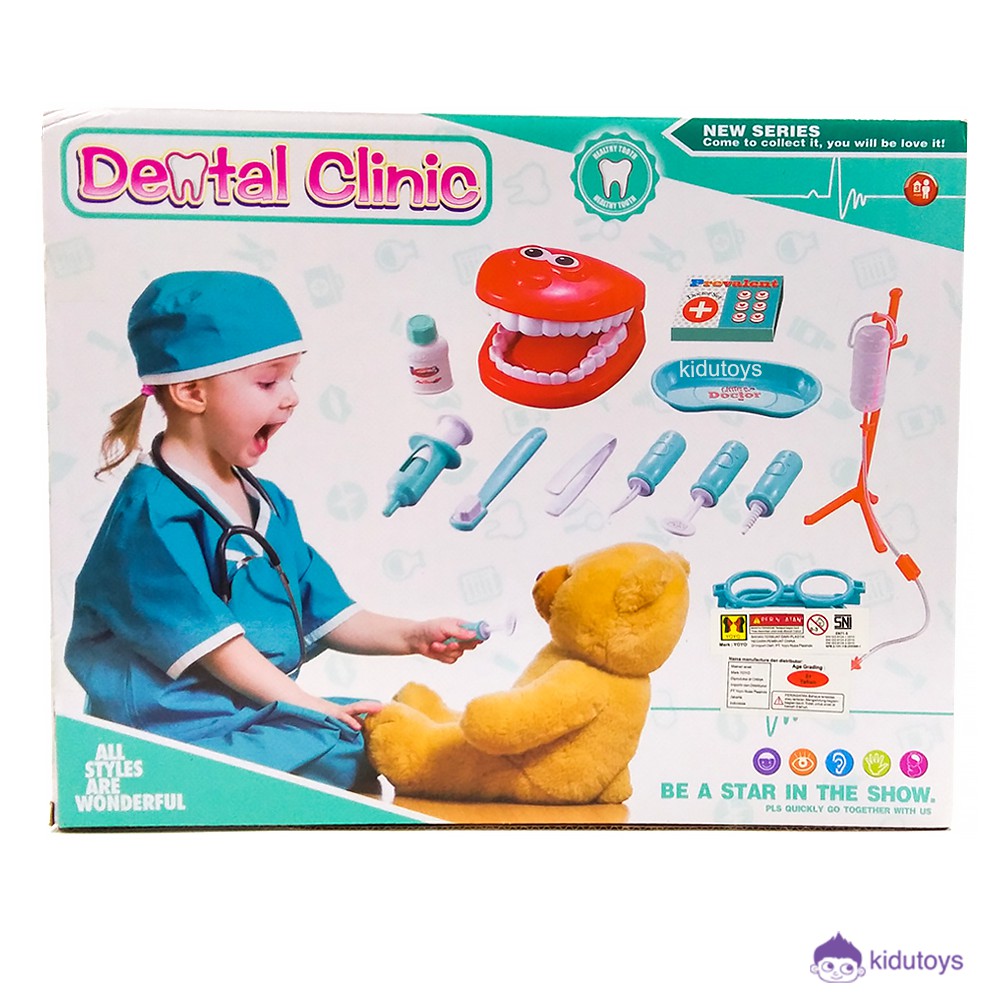 Mainan Edukasi Anak Dokter Gigi / Dental Clinic Kidu Toys