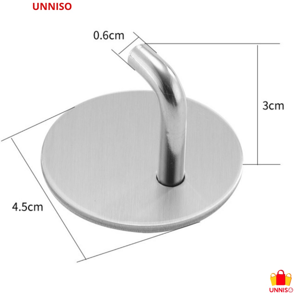 UNNISO - Hook Kaitan Stainless Tempel Per Pc HKS1