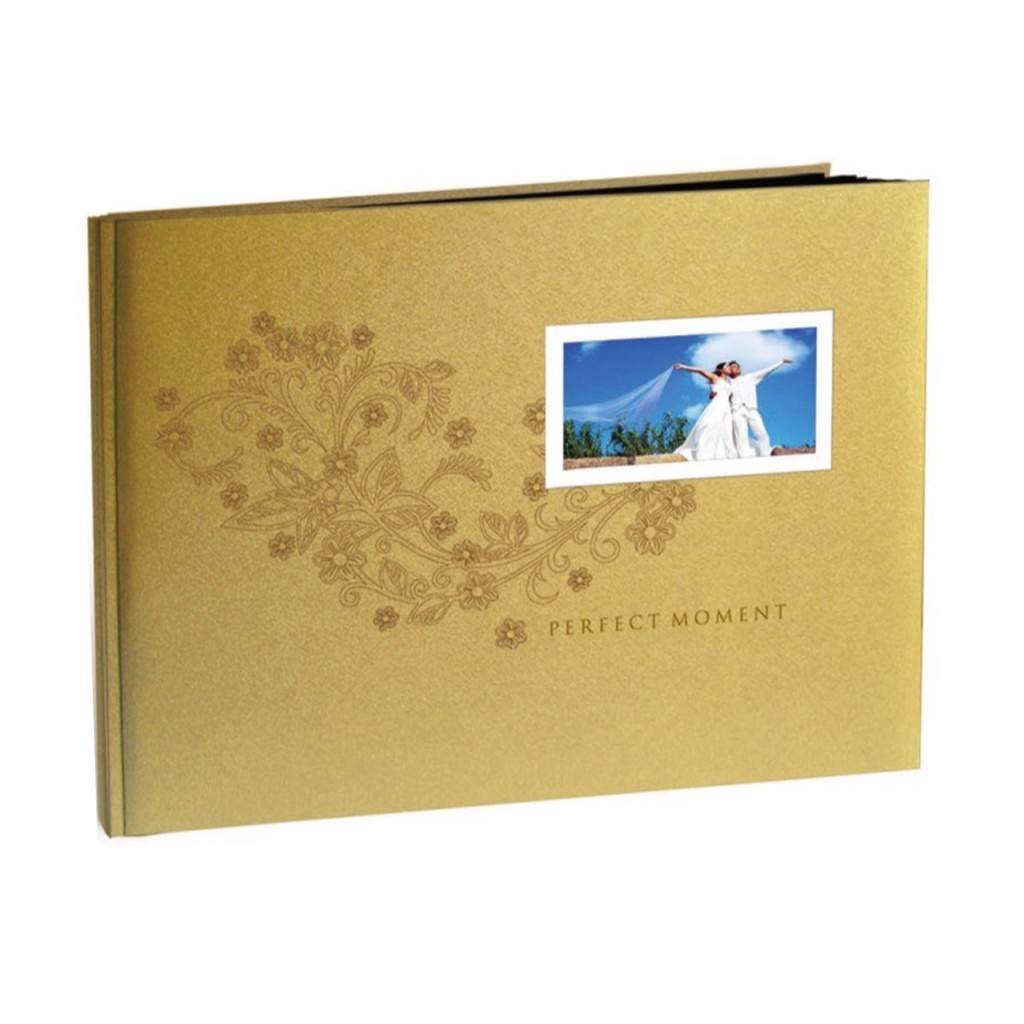 Album Foto Oriental Floral Ornament EVITA Jumbo Horizontal Susan Photo Album 10 Sheet