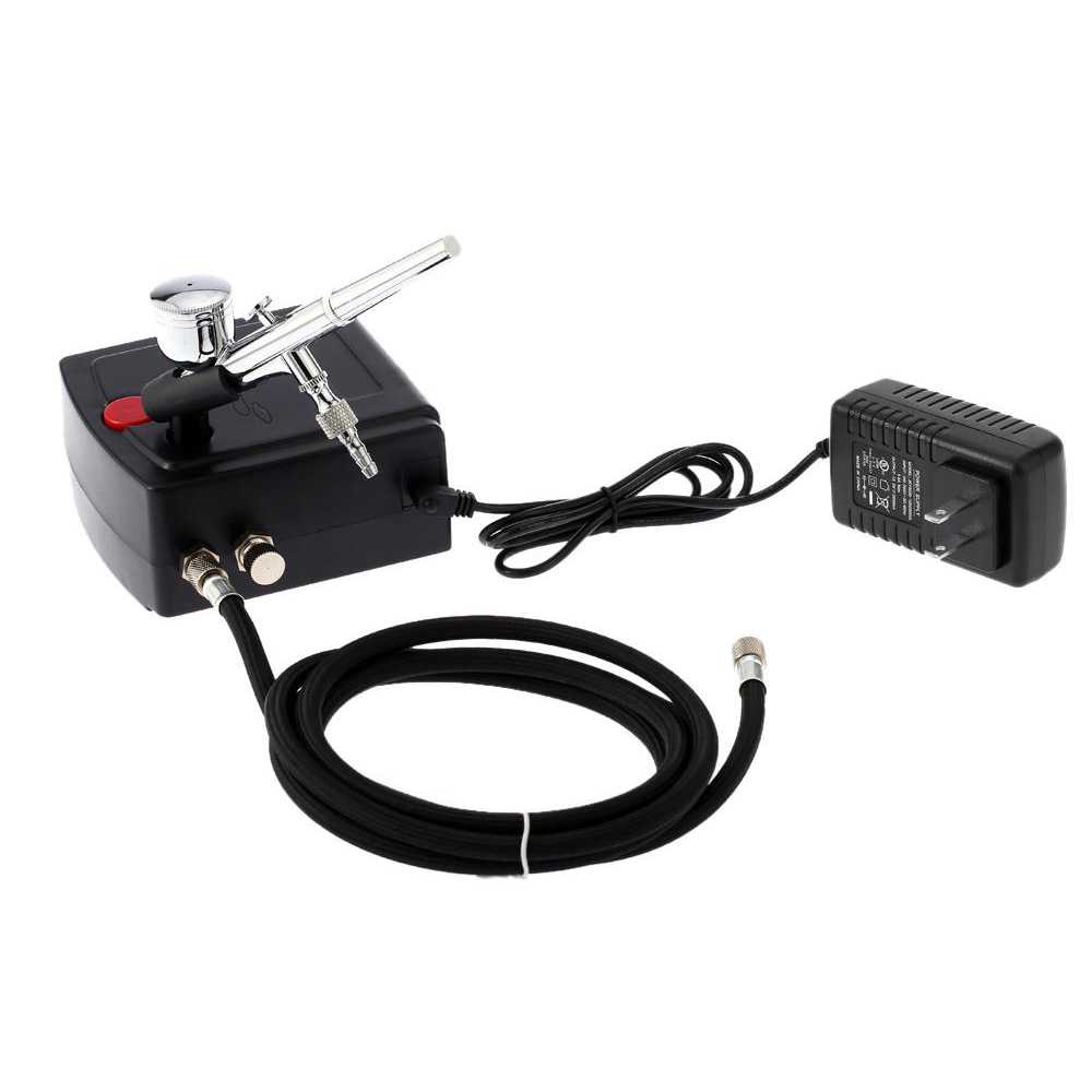 KMOON TC-100K Mini Air Compressor untuk Airbrush Painting Tatto Art Spray Gun