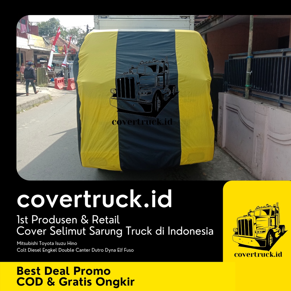 COVER TRUK CANTER MITSUBISHI FUSO COLT DIESEL DOUBLE ENGKEL RAGASA