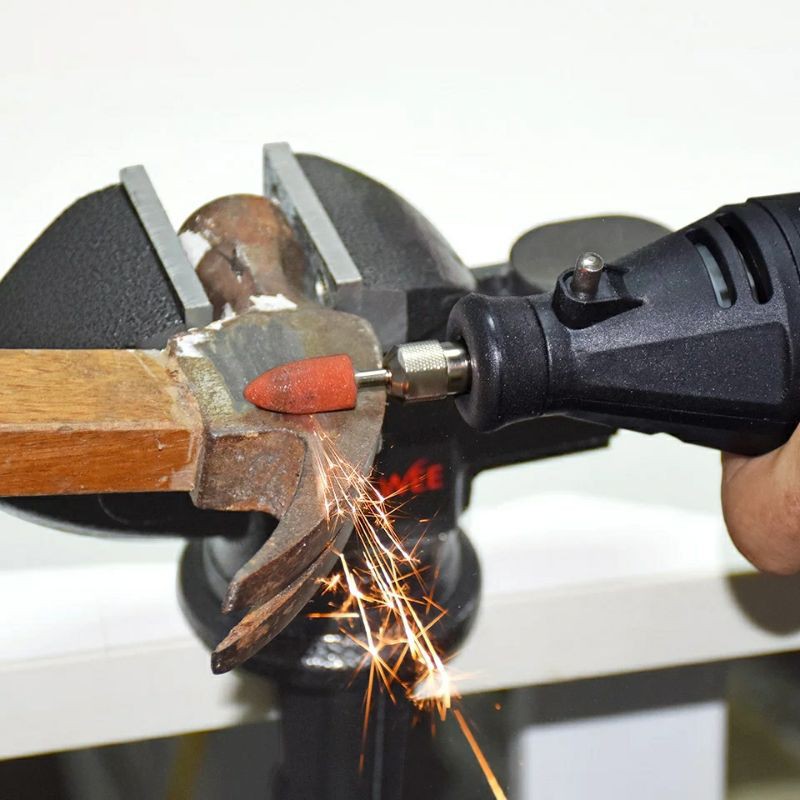 Set Kumplit Mesin Bor Mini Grinder Tuner Porting Ukir Poles Speed 30000RPM