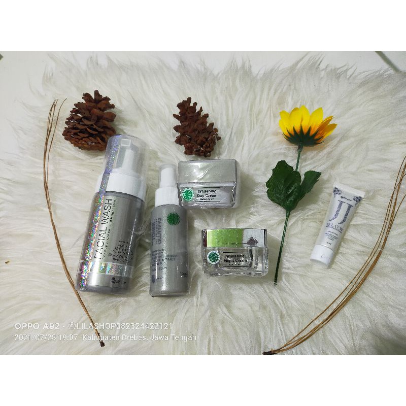 MS.GLOW paket whitening basic produk ori 1000%