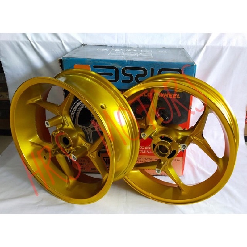Velg Axio Nmax Set Depan Belakang Tapak Lebar Velg Nmax155 Depan Double Disc Belakang Cakram