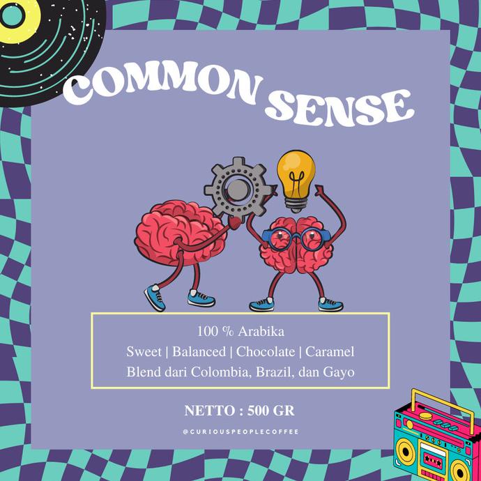 

Biji Kopi Espresso Blend - Common Sense Espresso - 100% Arabika 500 gr