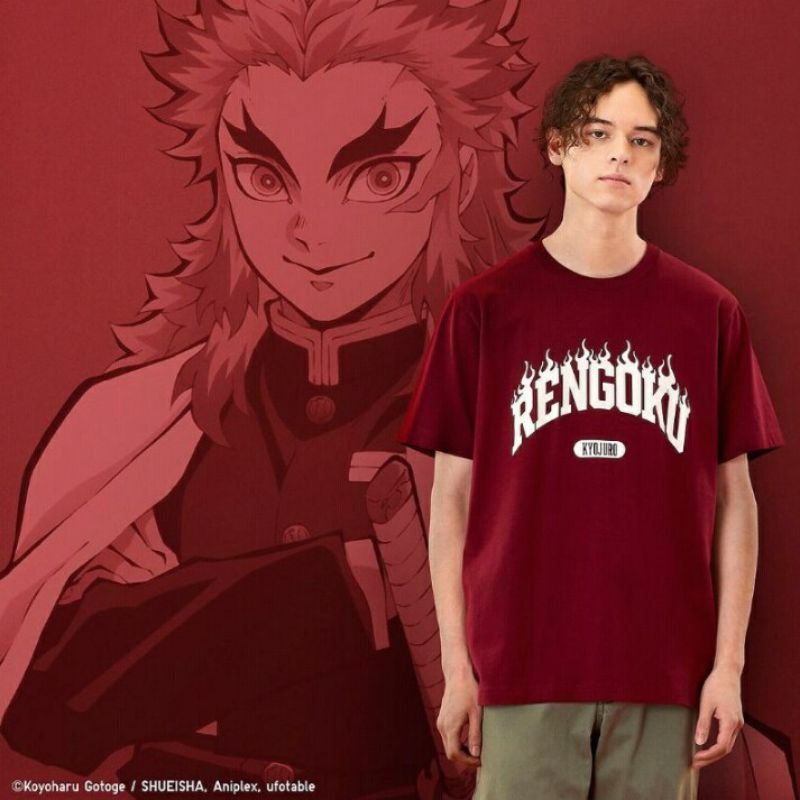 KAOS UNIQLO DEMON SLAYER KAOS UNIQLO MANGA ANIME PREMIUM