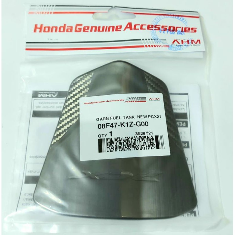 GARNISH FUEL TANK NEW PCX 160 AKSESORIS RESMI HONDA