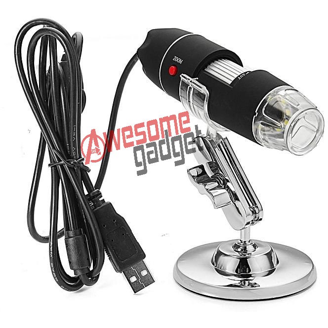 Mikroskop Digital 2MP 1600x 8LED USB 1600x Zoom Digital Microscope