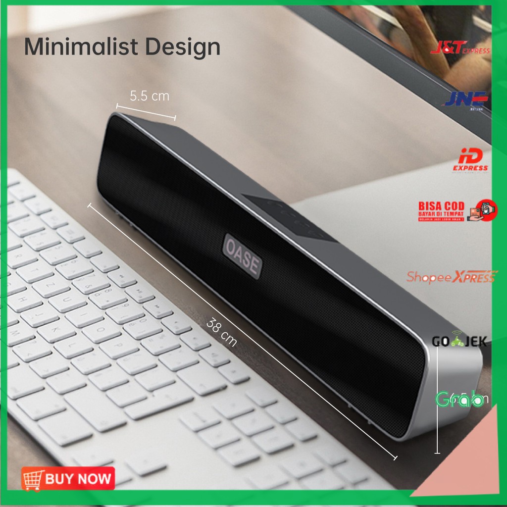 [[[BISA COD]]] OASE S3 Bluetooth Portable Wireless Speaker