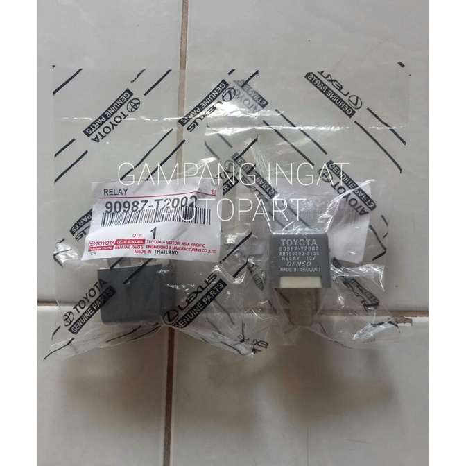 Relay Kaki 4 12V Relay Lampu Relay Head Lamp Toyota Hilux Innova Avanza Yaris Vios HT130 1pc ORIGINAL