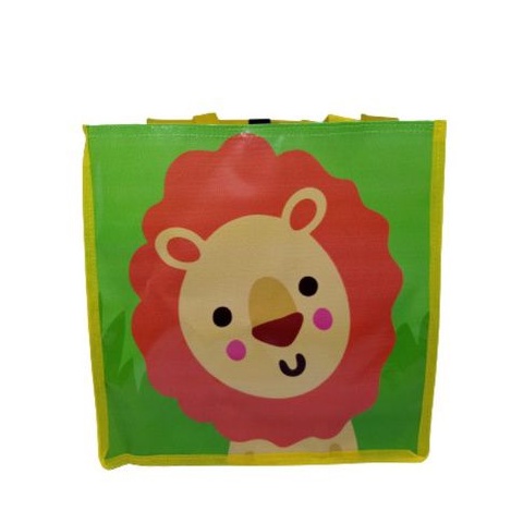 Tas Ultah Tenteng Vinil Animal Jumbo untuk kotak nasi dan snack all size-1