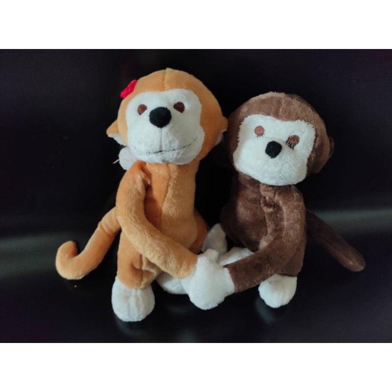 BONEKA LUCU / BONEKA TWIN MONKEY / BONEKA MONKEY COUPLE / BONEKA MURAH