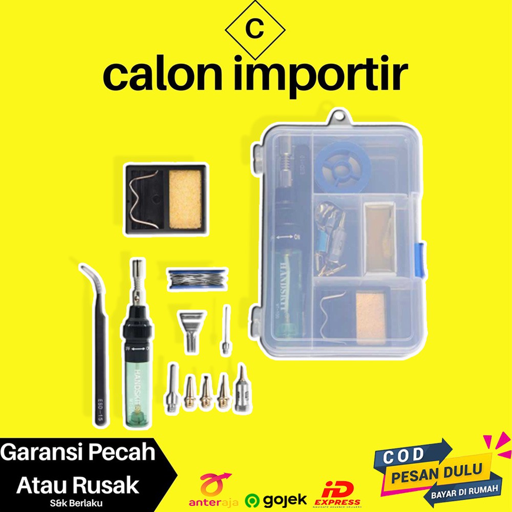 Solder Gas Torch Teknisi Lapangan Portable Mini Timah Iron Pen Temperature Setting Tanpa Listrik