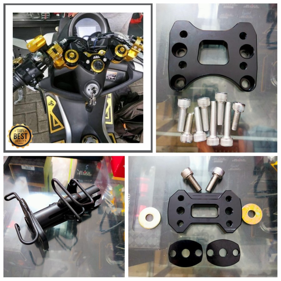 Breket stang jepit bisa buat semua stang dudukan stang jepit nmax 155 2020 xmax 250 adv 150 - Adv