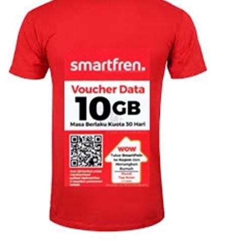[SALE] ( FASHION) KAOS MERAH KANTOR SMARTFREN UNLIMITED - Laku Keras