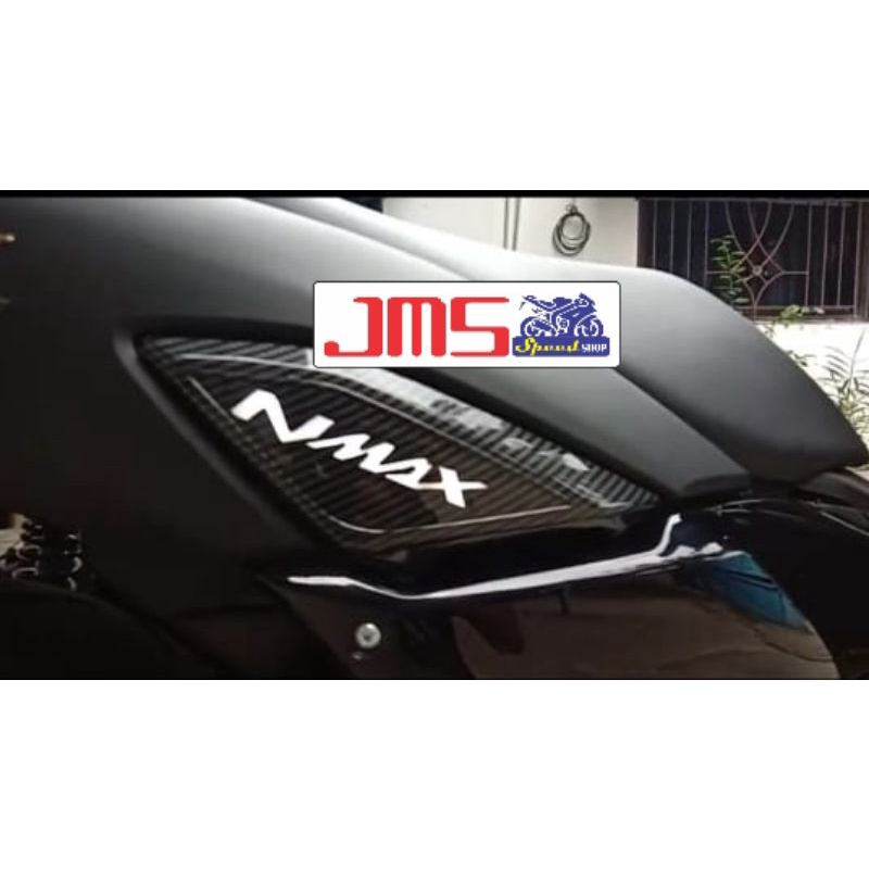 cover tutup carbon pijakan/cover bodi kiri dan kanan yamaha nmax new 2020 zoro pnp