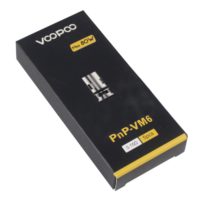 Voopoo PnP-VM6 0.15 Ohm Coil Head PACK 5  PCS  [ vape / vapor / rokok elektrik ]