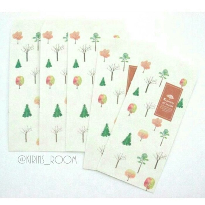 

Amplop Persegi Panjang Buka Atas / Envelope Seri Motif Season (E)