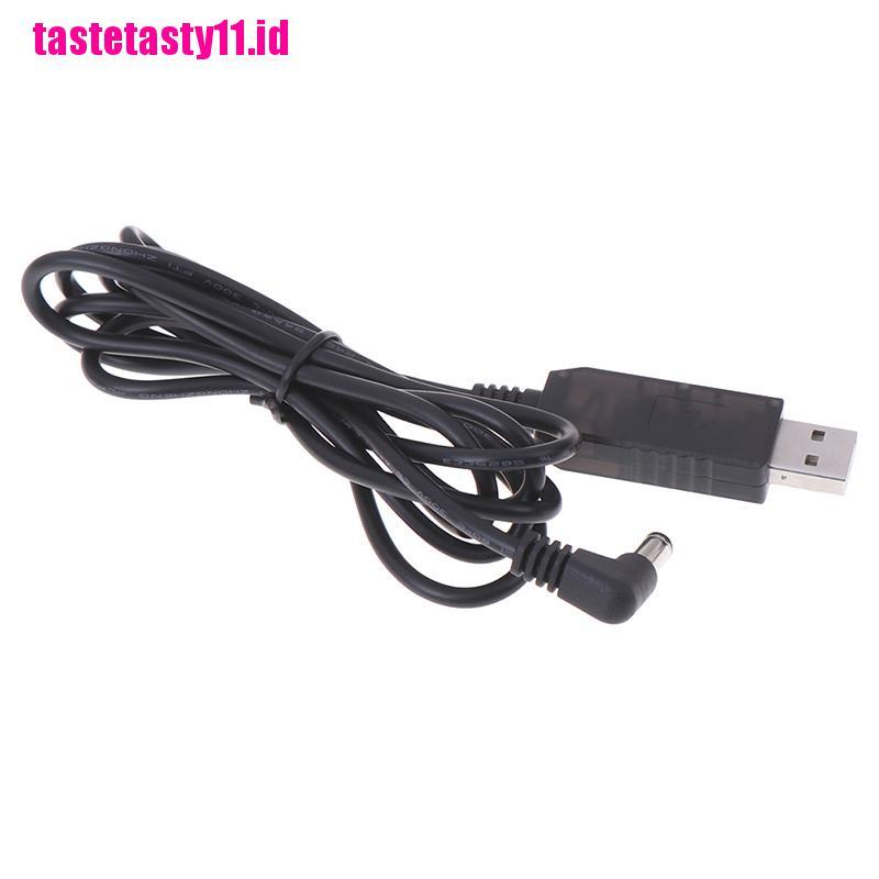 Kabel Konverter Konektor jack step up USB dc 5v Ke dc 9v 12v 2.1x5.5mm