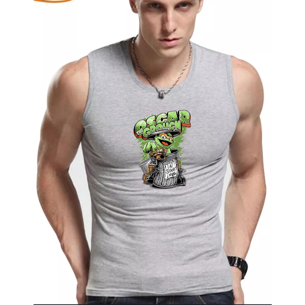 SINGLET PRIA KEREN-SINGLET MOTIF TERBARU-KAOS SINGLET GYM-SINGLET BERUKURAN M,LXL,XXL