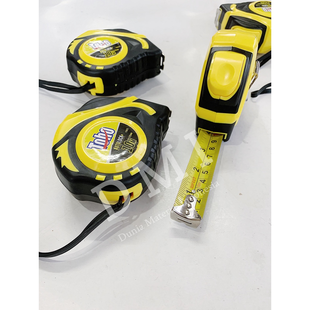 Meteran TOHO Kuning 10 Meter Autolock | Measuring Tape Auto Lock 10m