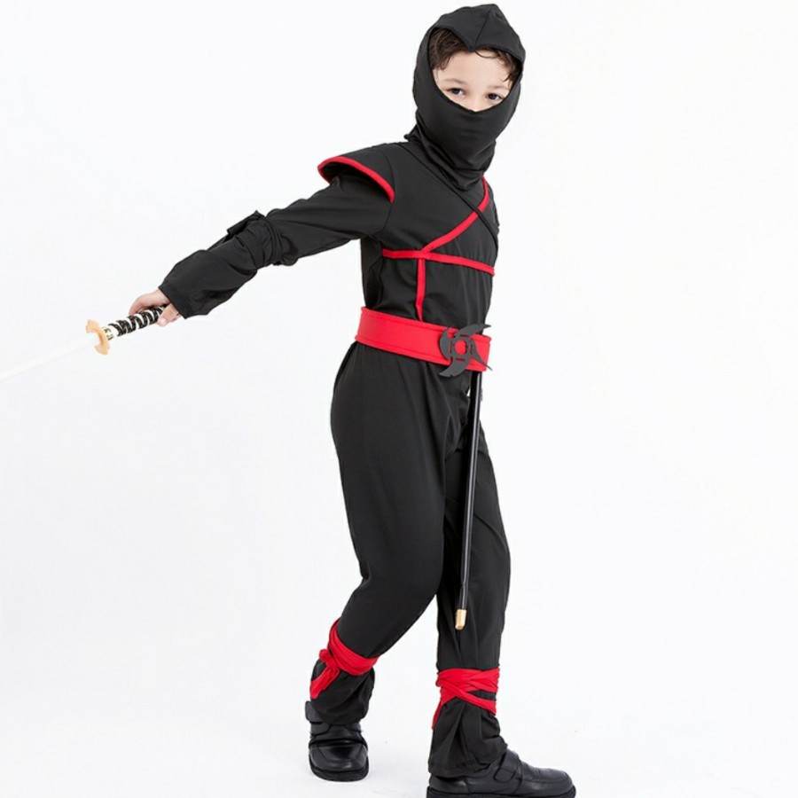 Children ninja costume halloween costume japan ninja kostum anak ninja