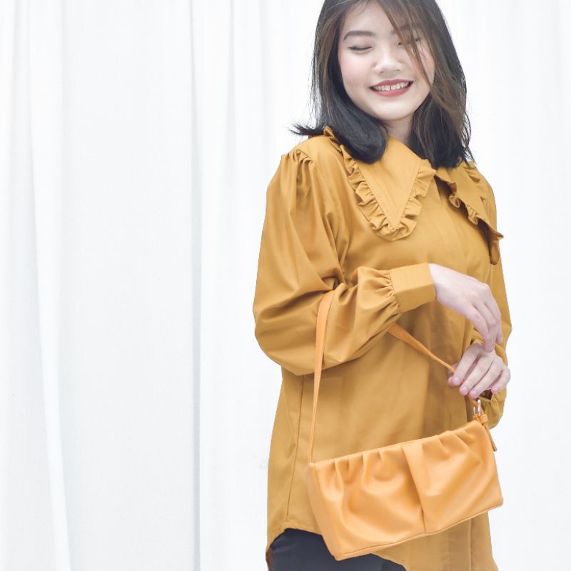 𝒛𝒖𝒓𝒊𝒃𝒂𝒔𝒊𝒄 - Bara Blouse / blouse korea oversize