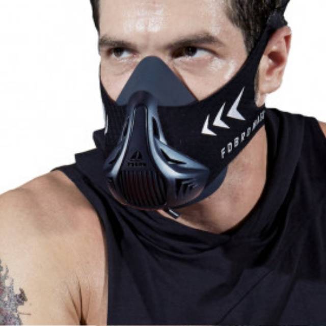 FDBRO Sport Mask 3 masker olahraga elevation training fitness workout running cardio size M