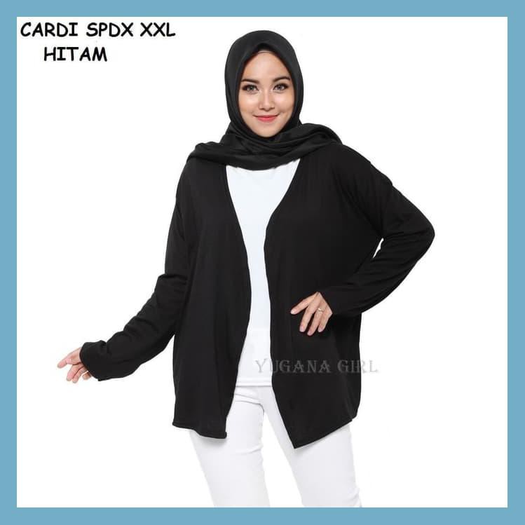 BAJU CARDIGAN WANITA MURAH / LONG CARDIGAN RAJUT POLOS /CARDIGAN KOREA - HITAM