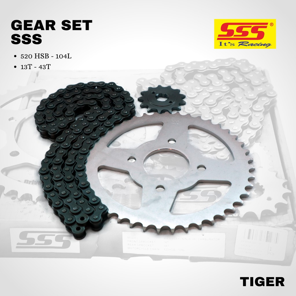 Gear gir paket set sss Tiger 520 13 43