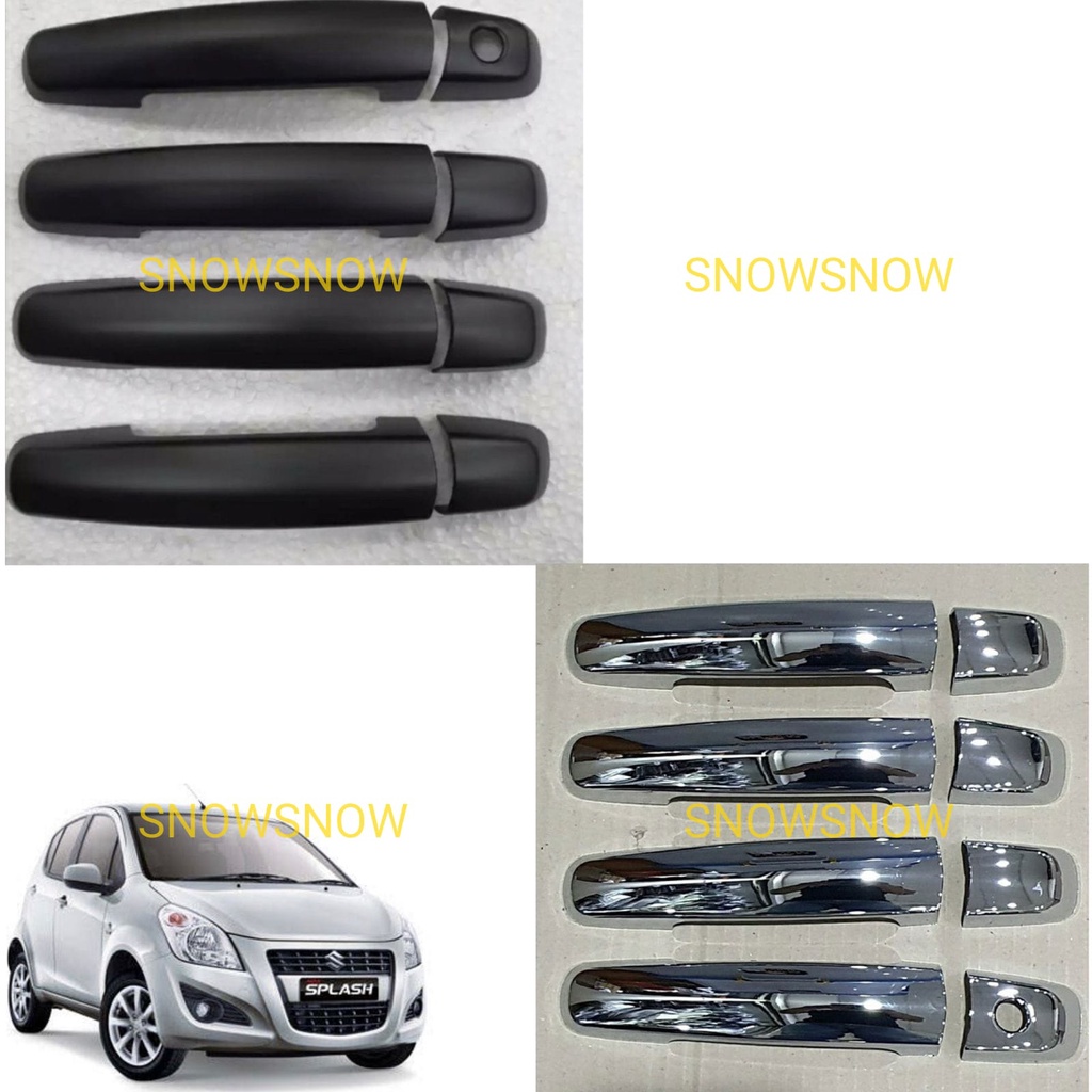 Cover Handle Pintu Suzuki Splash Hitam Chrome