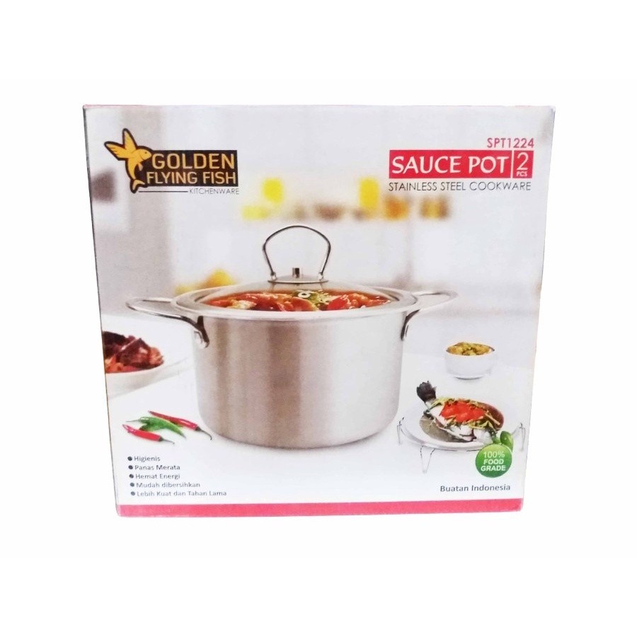 Sauce Pot Golden SPT1224 Fish 24cm Pot