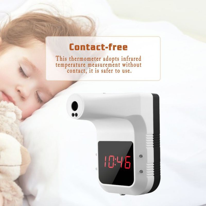 termometer digital K9 termometer dinding non contact infrared thermometer wall mounted