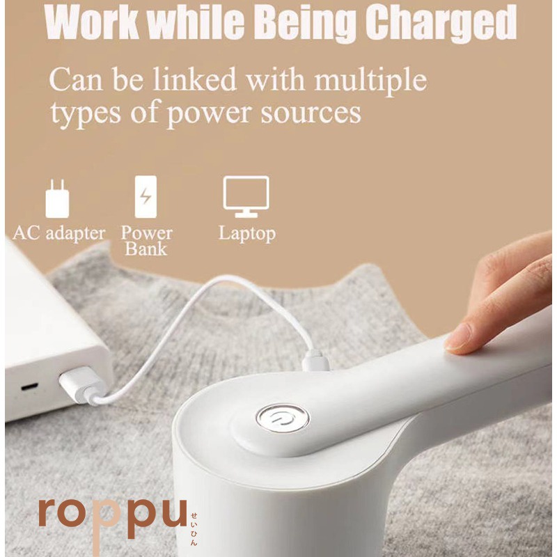 Roppu Penghilang Serat Bulu Portable Lint Remover