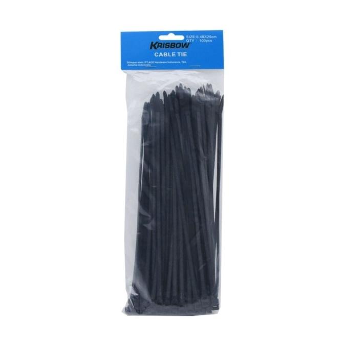 

Office & Stationery | Document Organizer | Tali Pengikat Kabel Krisbow Cable Tie Ukuran 0.48 X 25Cm Isi 100Pcs | Best Seller