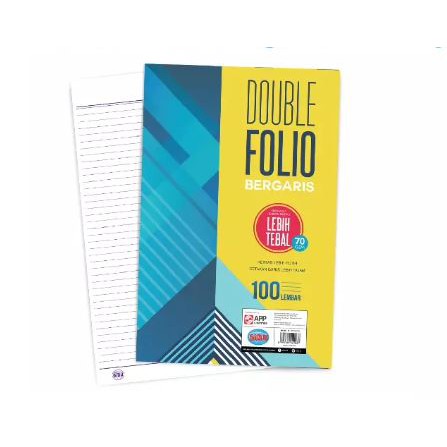 

Kertas Double Folio Sidu isi 100 lembar