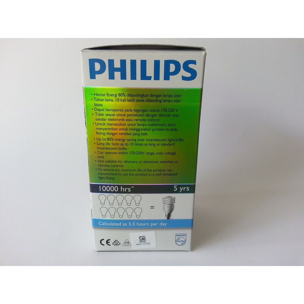 Philips Lampu Tornado Spiral Ulir 20 Watt 20W 20 W 20Watt Putih